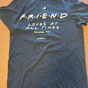 Black Graphic T-Shirt with Inspirational Quote